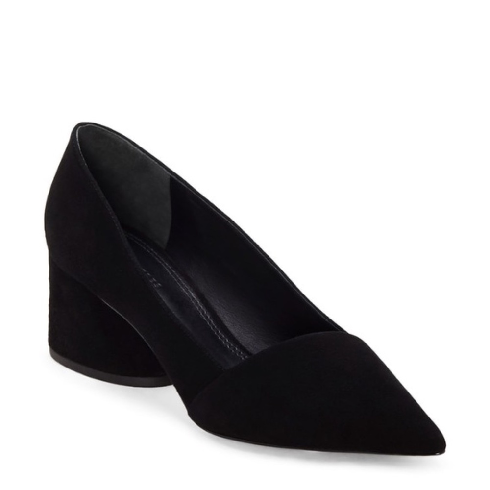 Mercedes Castillo Kioko Pump, Black Suede, Size 7
